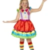 Deluxe Clown Girls Costume