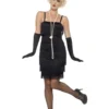 Black Flapper Fancy Dress