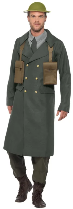 WW2 British Officer Mens Costume