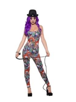 Fever Creepy Clown Ladies Costume