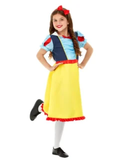 Deluxe Princess Snow Girls Costume