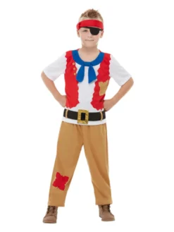 Horrible Histories Pirate Crew Kids Costume