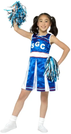 Blue Cheerleader Costume