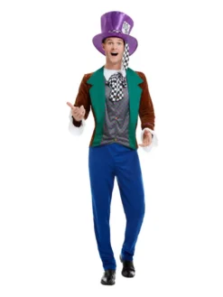 Mad Hatter Mens Fancy Dress Costume