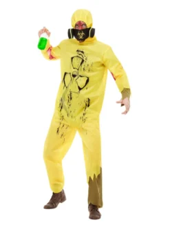 Burnt Biohazard Suit Mens Costume