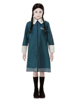Wednesday Addams Family Girls Costume