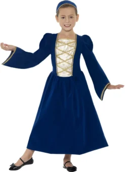 Kids Tudor Princess Girl Costume