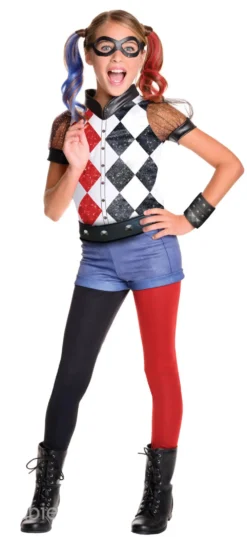Deluxe Harley Quinn Girls Costume