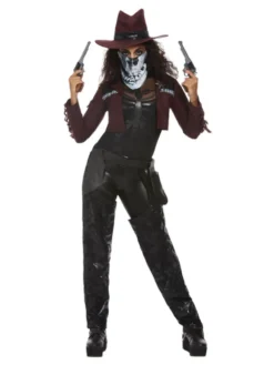 Deluxe Dark Spirt Western Cowgirl Costume