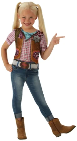 Cowgirl Girl T-Shirt Kids Costume