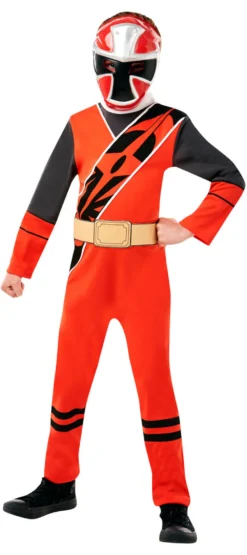 Red Ninja Steel Power Ranger Boys Costume