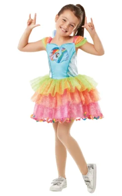 Rainbow Dash My Little Pony Deluxe Costume Girls