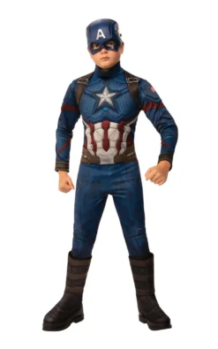 Deluxe Captain America Boys Costume