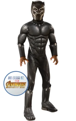 Deluxe Black Panther Boys Costume