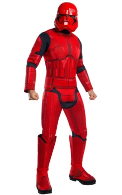 Deluxe Red Stormtrooper Mens Costume