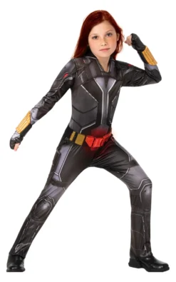 Girls Deluxe Black Widow Costume