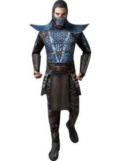 Licensed Mens Sub Zero Mortal Combat Costume