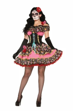 Day Of The Dead Senorita Ladies Costume