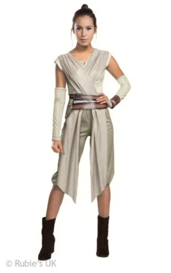 Deluxe Rey Ladies The Force Awakens Star Wars Fancy Dress