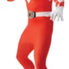 Red Power Ranger Mens 2nd Skin Suit