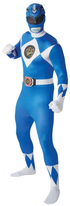 Blue Power Ranger Mens 2nd Skin Suit