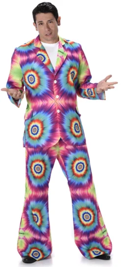 Tie Dye Suit Mens Costume