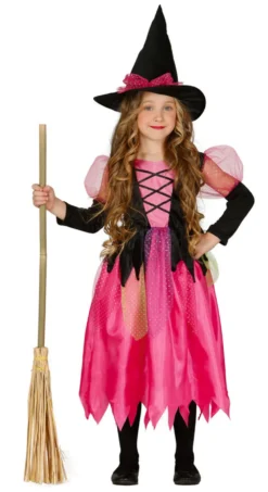 Girls Shiny Witch Costume