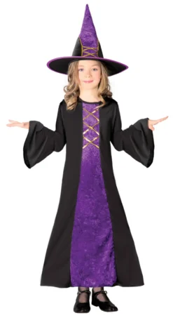 Girls Velvet Witch Costume