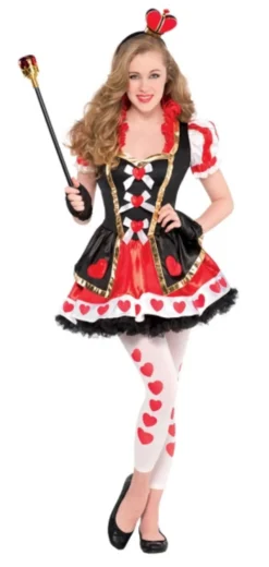 Queen Of Hearts Teen Girls Costume