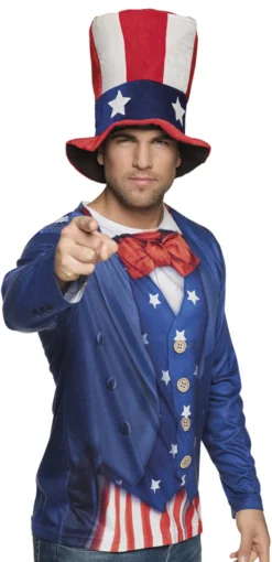 Uncle Sam Mens Photorealistic Shirt