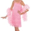 Pink Flapper Girls Costume