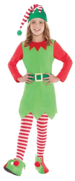 Merry Elf Girls Costume