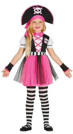 Girls Pink Pirate Costume