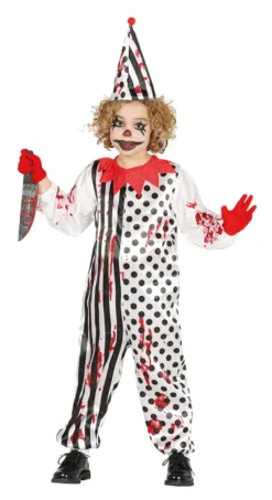 Zombie Clown Kids Costume