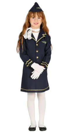 Girls Stewardess Costume