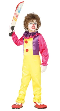 Evil Clown Kids Fancy Dress