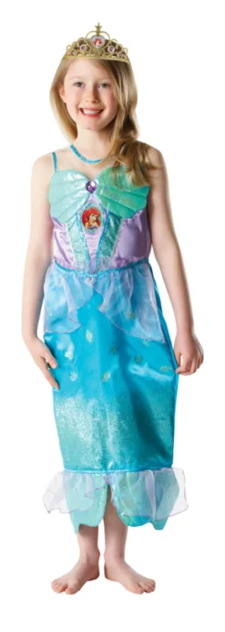 Girls Glitter Ariel Disney Princess