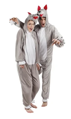 Plush Wolf Adults Costume
