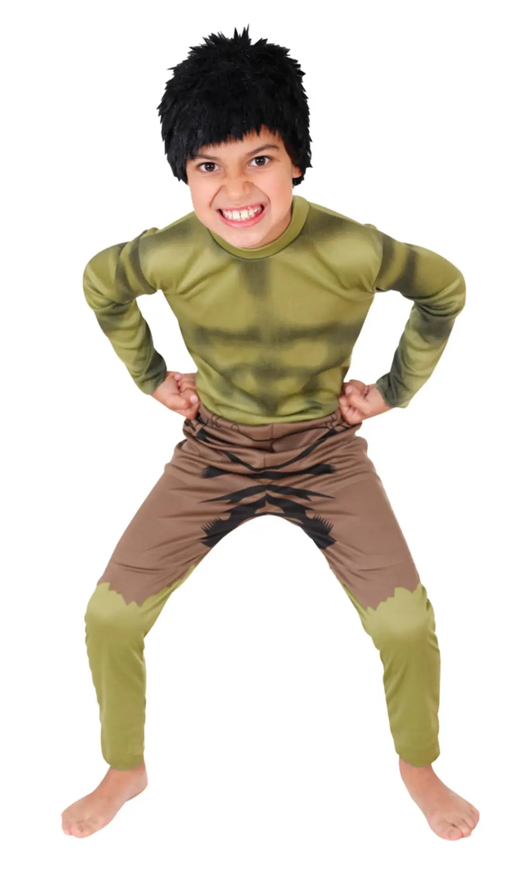 Boys Classic Hulk Superhero Costume