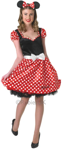 Ladies Sassy Minnie Mouse Costume