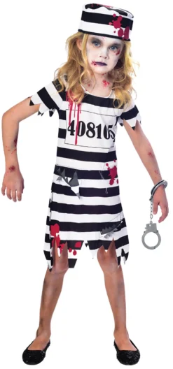 Zombie Convict Girls Costume