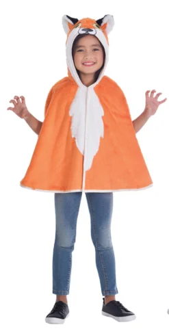 Fox Cape Kids Costume