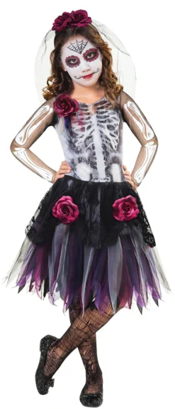 Sugar Skull Beauty Girls Costume