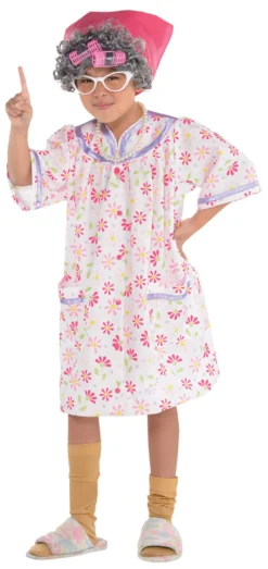 Old Lady Girls Costume