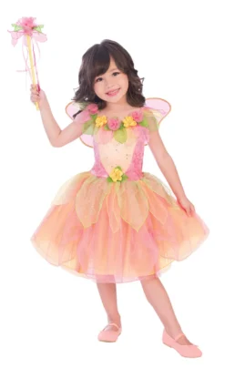 Peach Sorbet Fairy Girls Costume