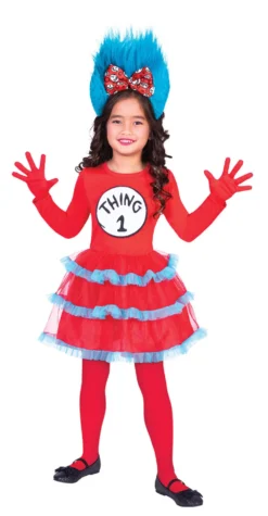 Thing One & Thing Two Girls Dress Set