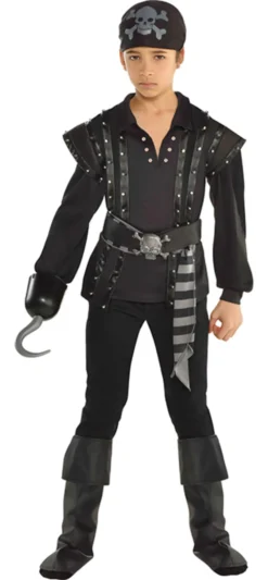 Dark Sea Scoundrel Boys Costume