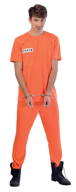 Prisoner Mens Costume