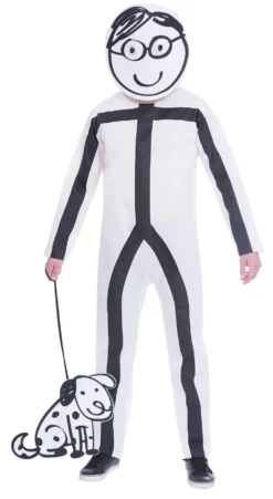 Stick Man Mens Costume