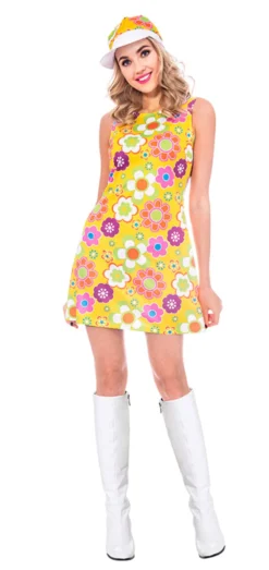 60s Flower Power Dress